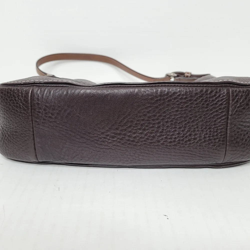 Coach Chocolate Brown Pebbled Leather Chelsea Shoulder Bag #C0782-F10890 - Picture 6 of 9